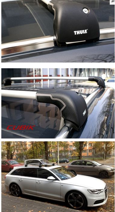 Bagażnik thule Wing Bar Edge 9595+kit audi a3 hatchback 04-12 NOWY
