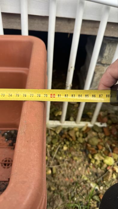 Vaso se jardim com prato 80 cm
