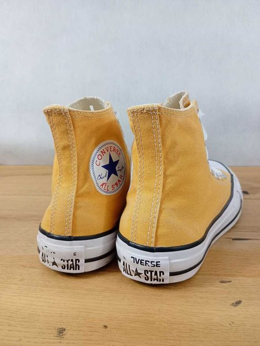 Converse, Chuck Taylor All Star, High, rampki, żółte, rozmiar 37