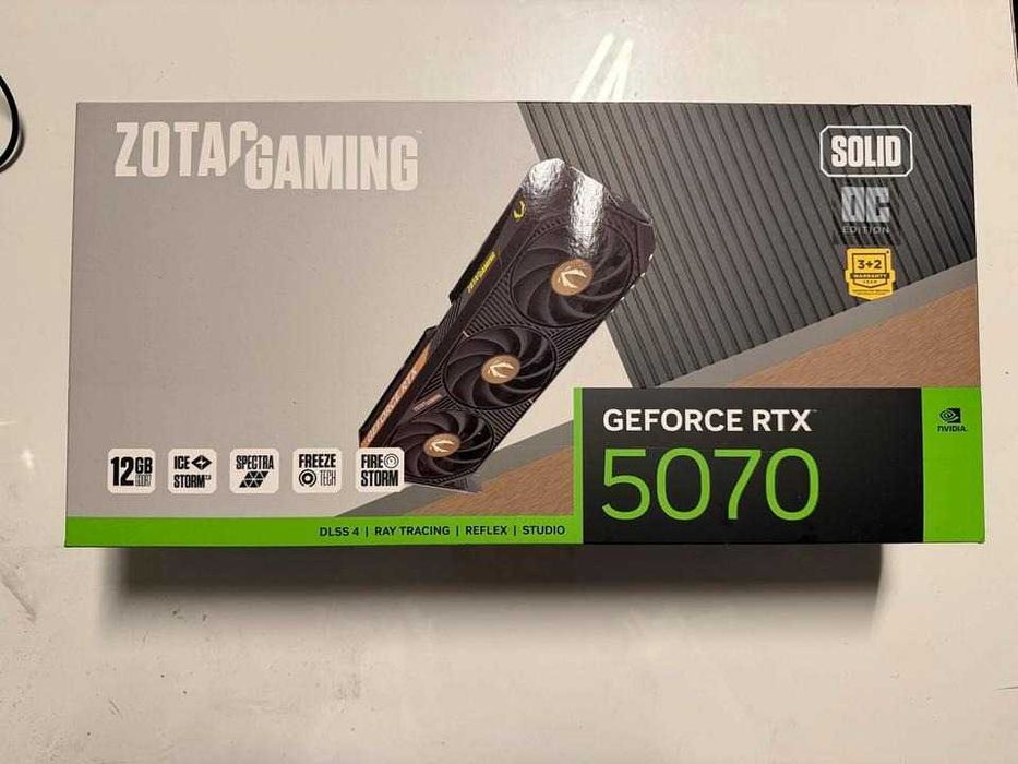 ZOTAC GeForceRTX5070 SOLID OC 12GB【中古】 ZOTAC GeForceRTX5070 SOLID OC 12GB【中古】 ZOTAC GeForceRTX5070