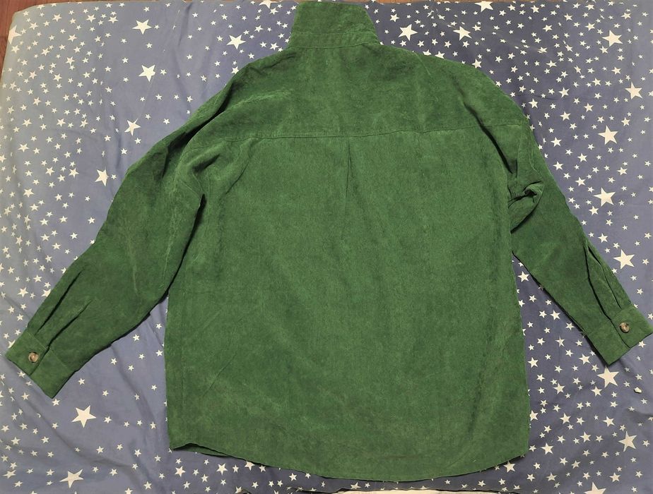 Сорочка Colin's зелена вельветова, розмір М-L