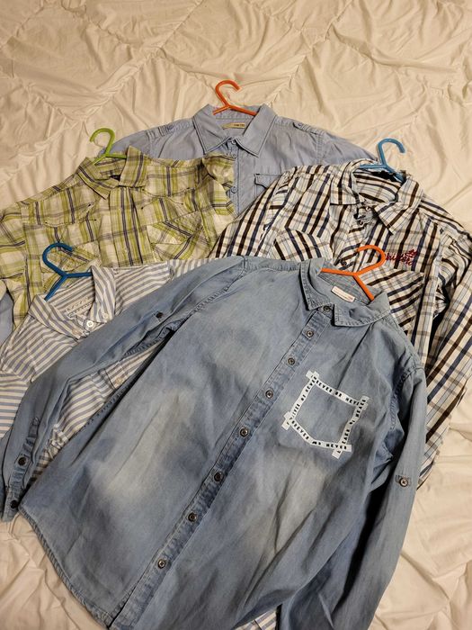 Koszule chłopięce , 5 szt , rozmiar 152