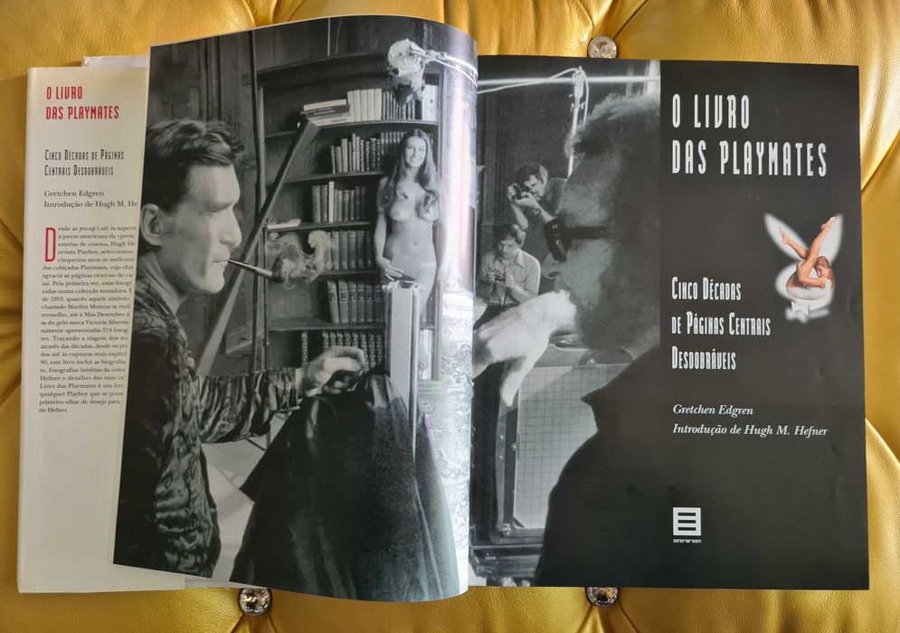 LIVRO DAS PLAYMATES 5 décadas de Páginas centrais desdobráveis PlayBoy