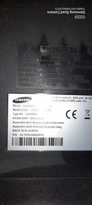 Peças Tv LCD Samsung LE40A451C