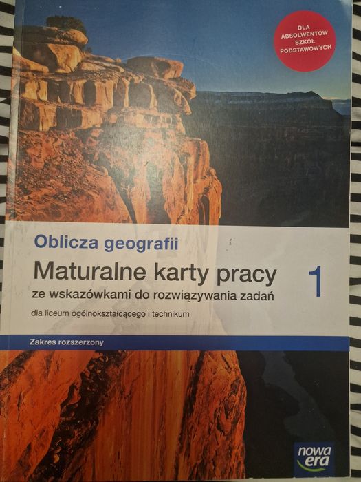 Oblicza geografii maturalne karty pracy 1 dla liceum I technikum zakres  rozszerzony