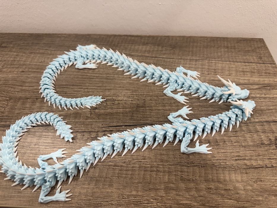 2 Dragões imprimidos em 3D