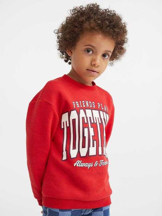 Теплий байковий світшот на флісі від h&m