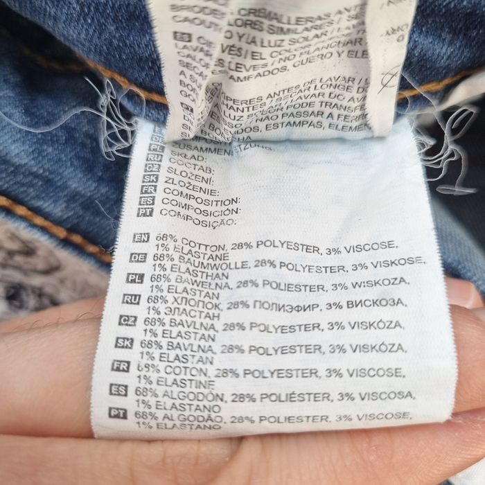 Spodnie jeansowe denim Diverse jeans skinny fit