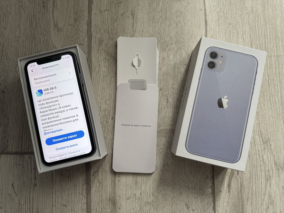 iPhone 11 64 GB Purple Neverlock відмінний стан
