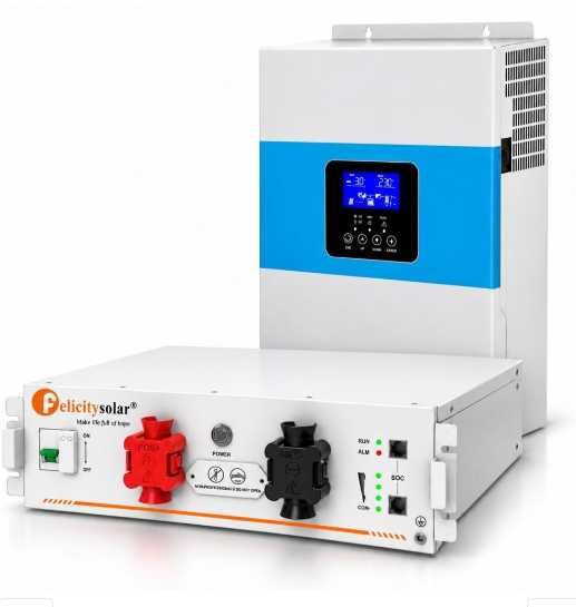Акумулятор LiFePO4 12V/100Ah, LiFePO4 12V/160Ah 150A BMS Інвертор Комплекти резервного живлення