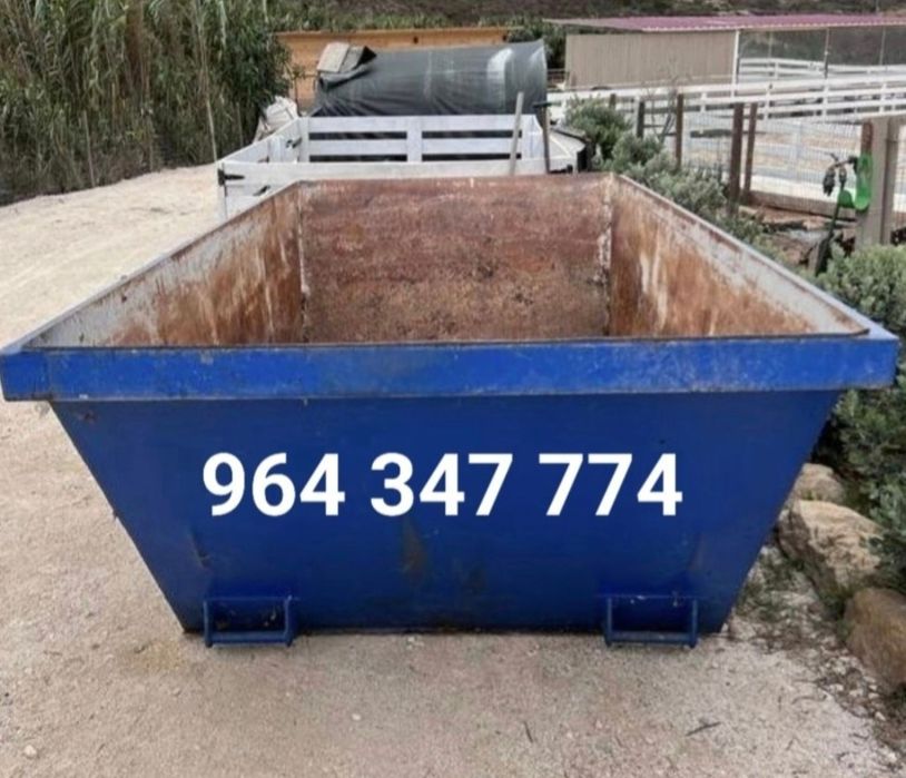 contentores e carrinhas para recolha de todo o tipo de entulho e lixo