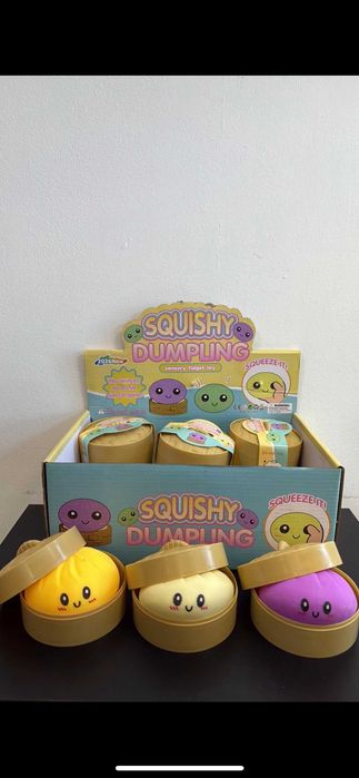 Squeezy Dumplings опт | сквіш пельмені TikTok хіт | Хінкалі антистресс Пельмень антистресс дитячий оптом