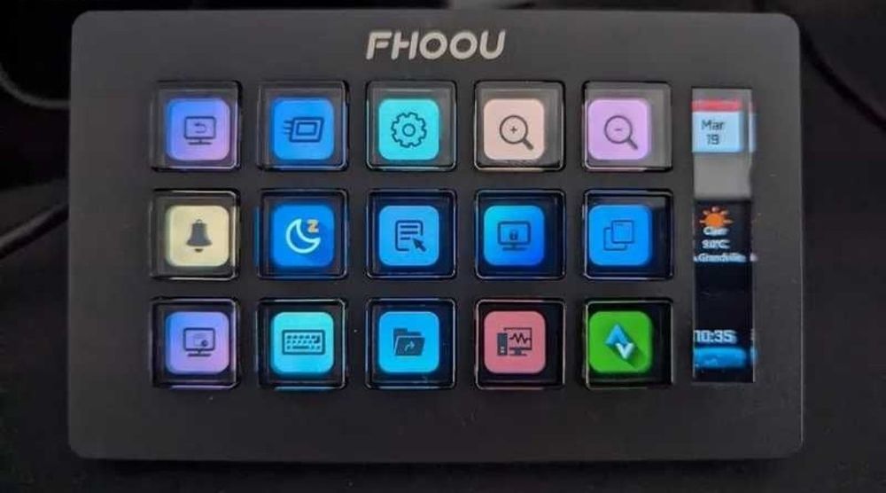 Teclado Stream Dock de 15 teclas - Baixa de Preço