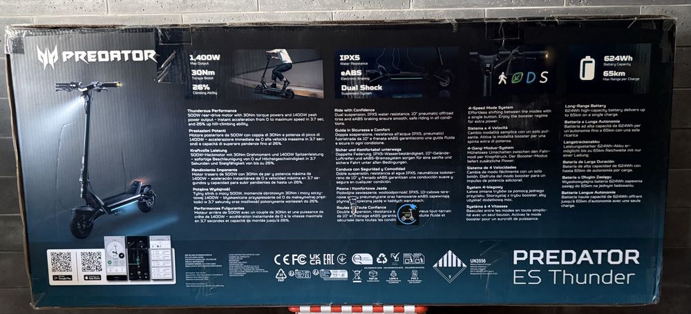 Hulajnoga elektryczna ACER Predator ES Thunder