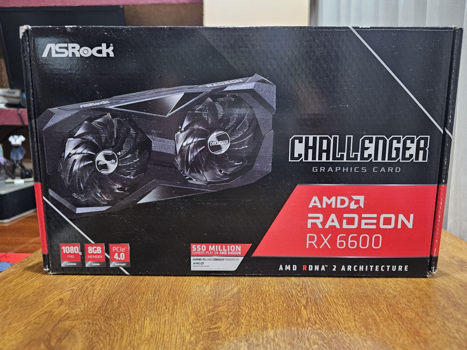 Відеокарта ASRock Radeon RX 6600 Challenger D 8GB (RX6600 CLD 8G)