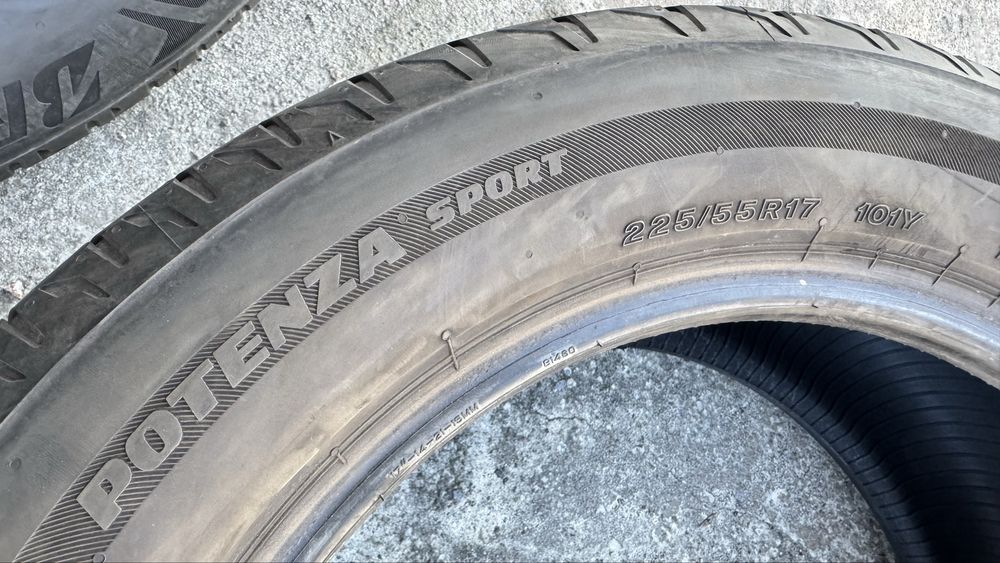 R17 225/55 Bridgestone Potenza Sport резина літо