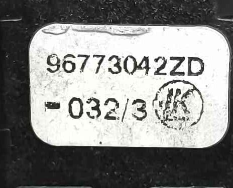 Botão / Interruptor ESP 96773042ZD - CITROËN C-ELYSEE
