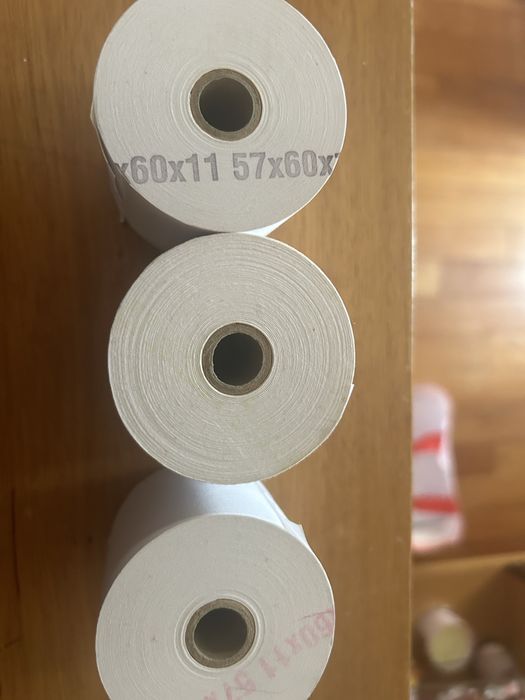 Pack rolos papel novos 57x60x11