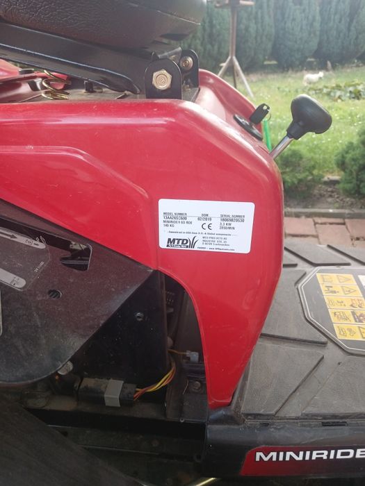 Газонокосарка мінірайдер MTD 60