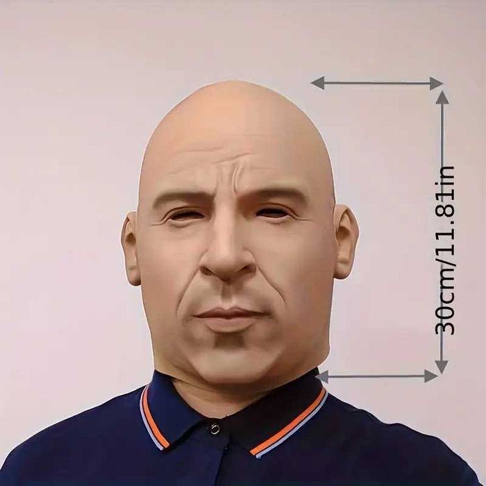 Маска латексная реалистичная мужская