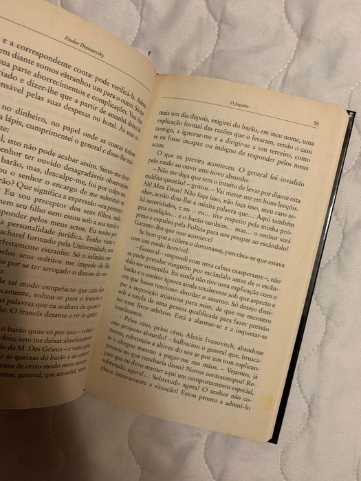 livro “ o jogador” edição visão