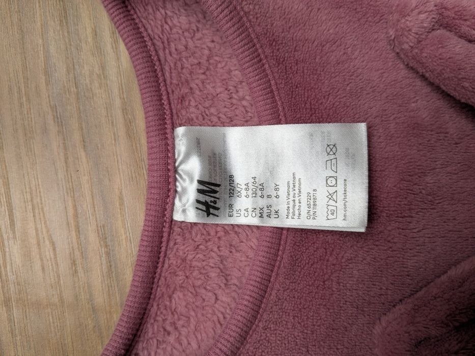 Dres H&M pluszowy