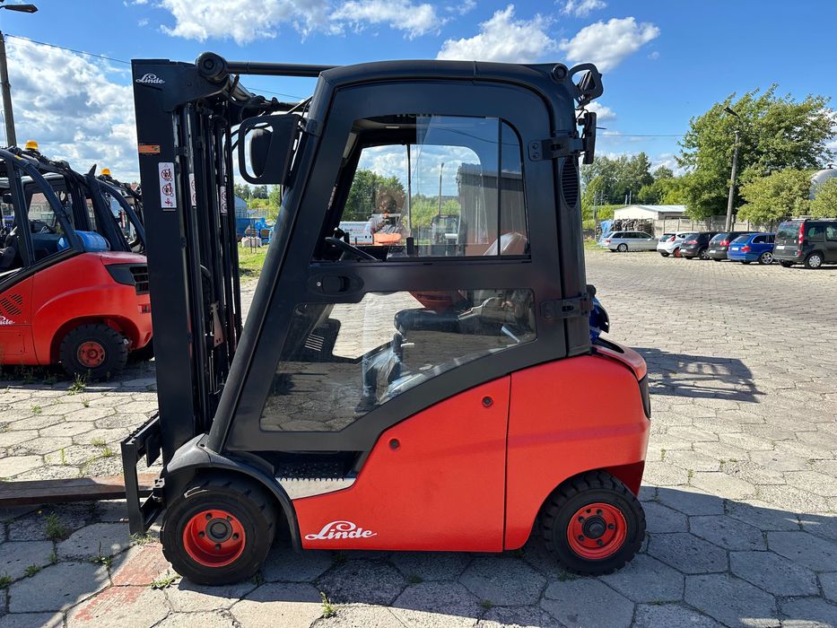 WÓZEK WIDŁOWY Linde H20T, 391 model triplex , rok 2012,2016,2017 gaz