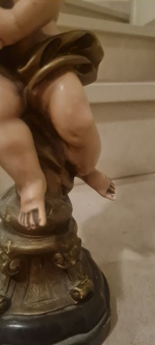 Anjos antigos castiçais