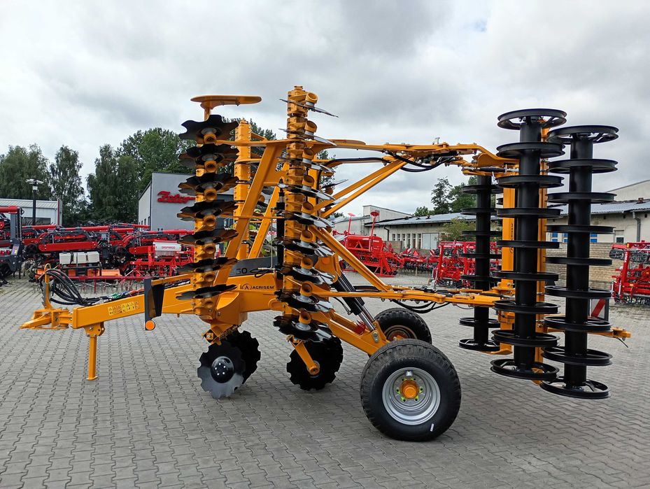 Brona talerzowa AGRISEM R560 - 5 m wał tandem U-ring - cena PROMOCYJNA