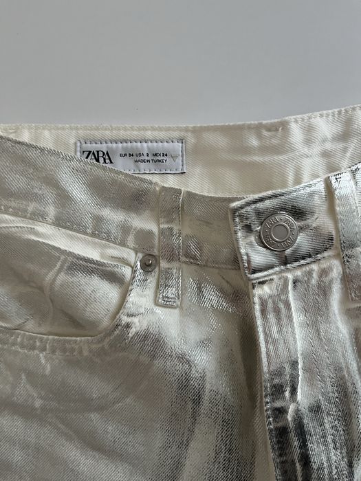 Джинси Zara, блестящие