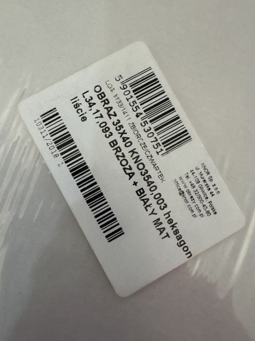 Obrazy heksagonalne 35x40 2 sztuki