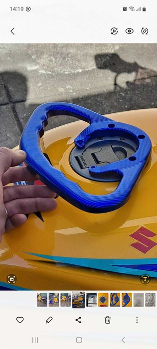 Pega de depósito para GSXR k6 nova