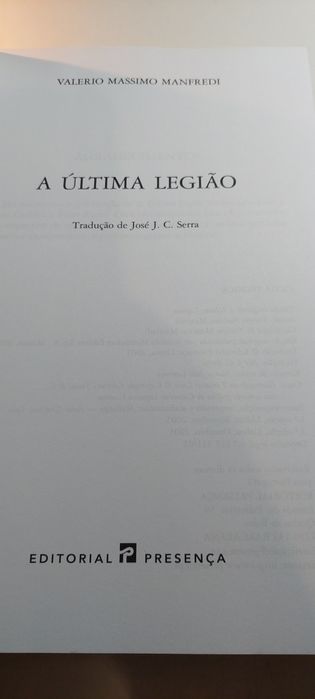 A Última Legião - Valerio Massimo Manfredi