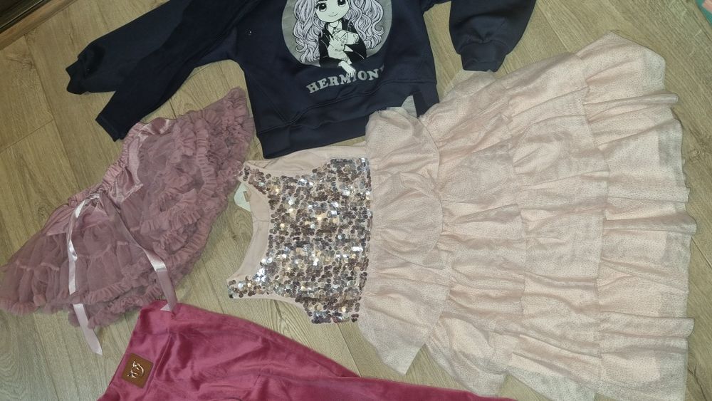 Ubrania dziewczęce Paka 122 -134