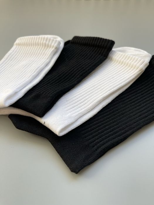 • Носки однотонні / 6пар 200грн / носки високі білі •