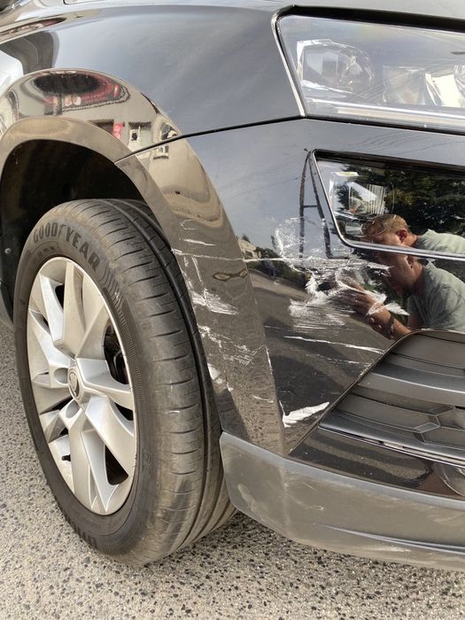 Zderzak przód przedni skoda karoq black magic
