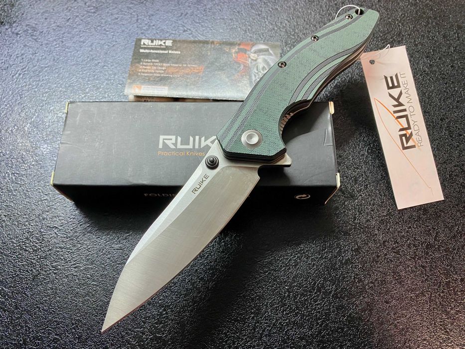 Ruike P841-L, Sandvik 14C28N, G10, підшипники. Оригінал