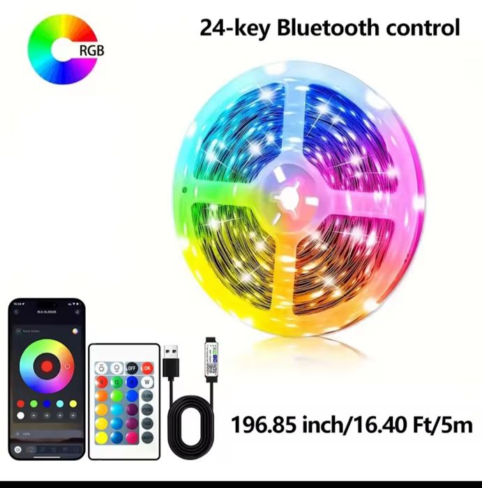 Света диодная лента RGB 5м 10м 20м