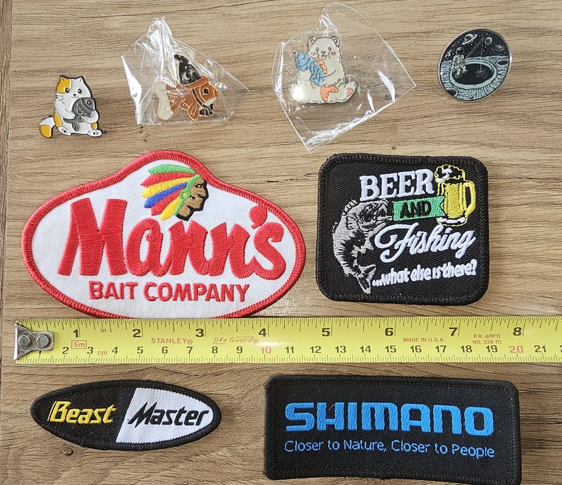 Shimano Manns path & pins naszywki wpinki