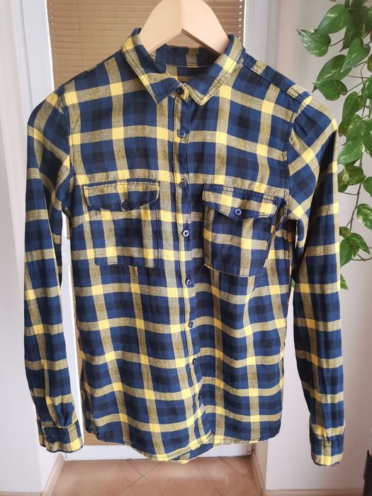 koszula w kratę XS 34