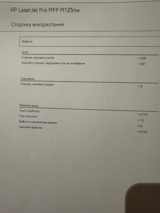 Принтер HP LaserJet MFP M125nw /