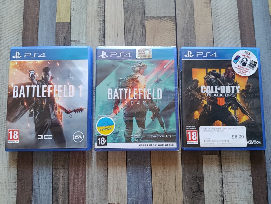 Диски з іграми до PS 4/5