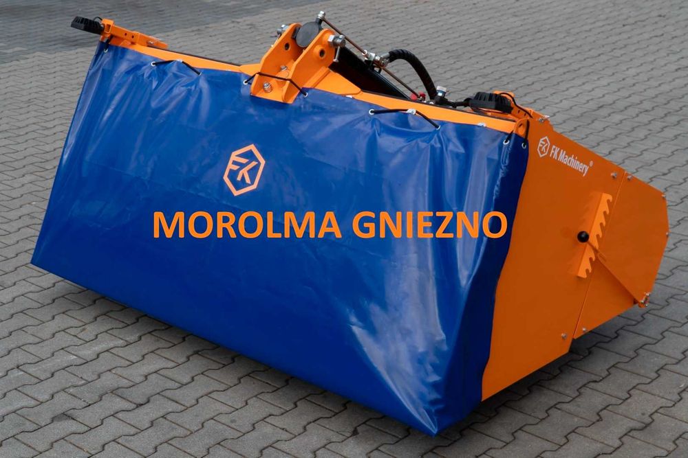 Posypywarka komunalna samozaładowcza solarka FK MACHINERY SAND MASTER/SAND PADAWAN 1,2 m–2,4 m do piasku soli dróg ulic placów