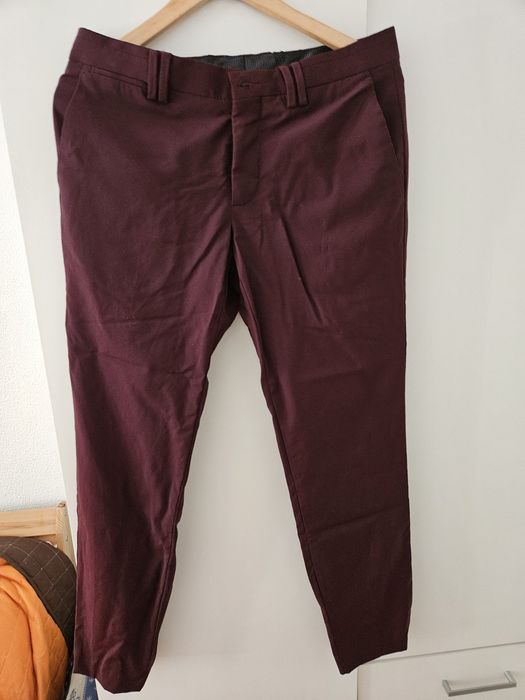 Calça fato slim nova