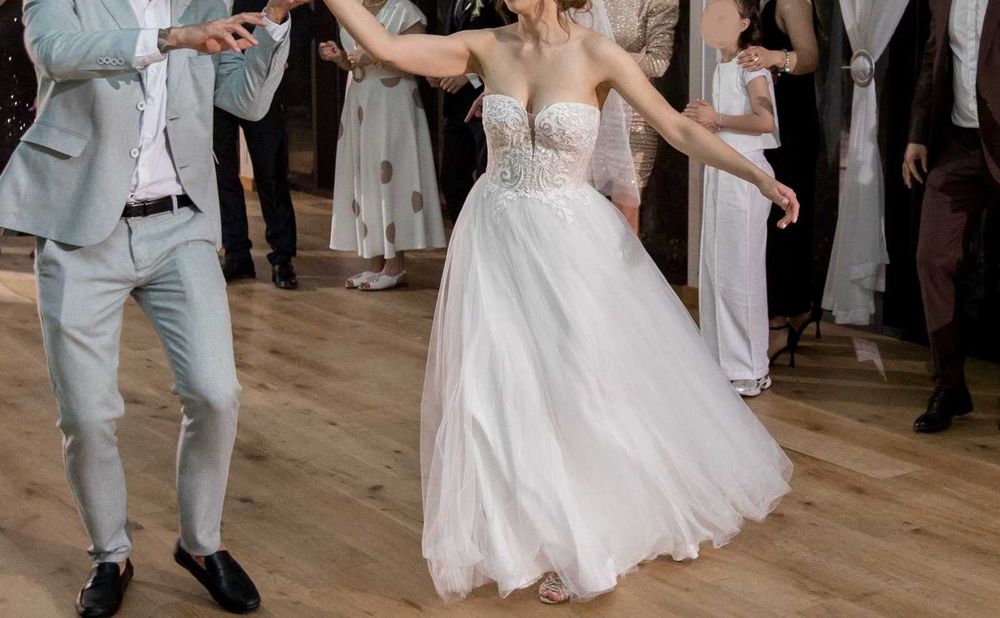 suknia ślubna gorsetowa rozmiar S
