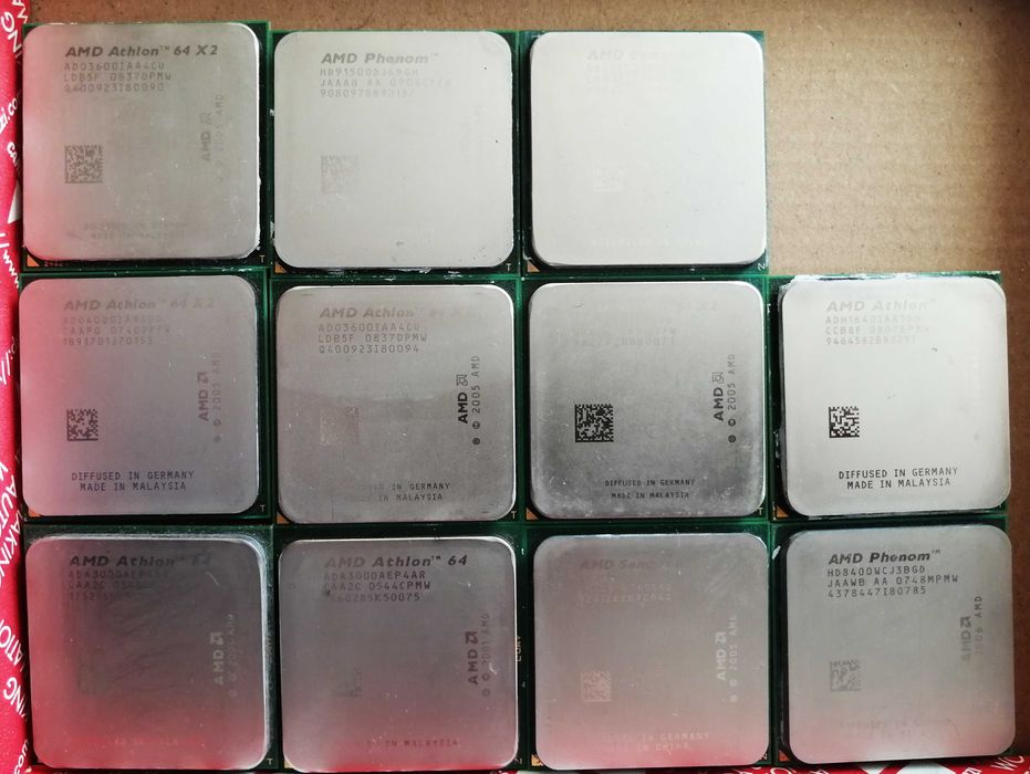 Процесори AMD та Intel