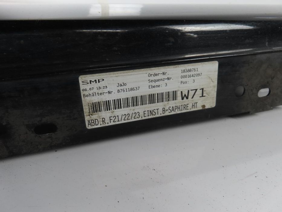 Embaladeira Bmw 1 Ref: 51777293544 / 7288396 2011 - 2025
