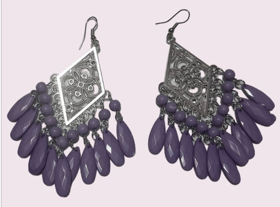 Brincos de inspiração étnica, vários modelos, NOVOS