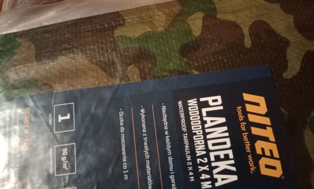 Nowa plandeka moro