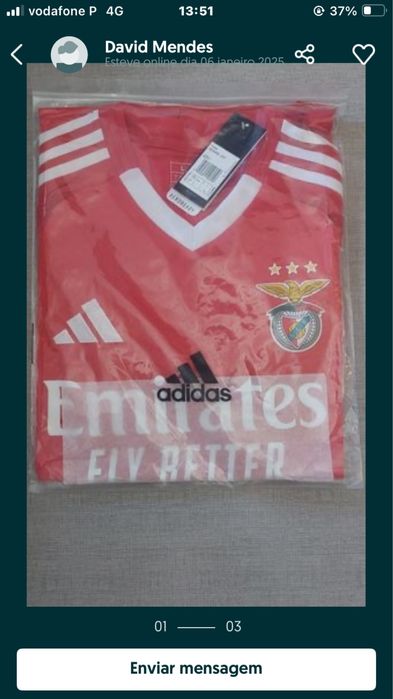 Camisa do Benfica 24/25